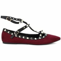 Cendriyon Ballerines Bordeaux Chaussures Femme for Ballerines / Babies Couleur Bordeaux