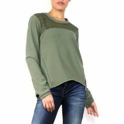 Cendriyon Tops Kaki Vêtements Femme for Tops / Blouses Couleur Kaki