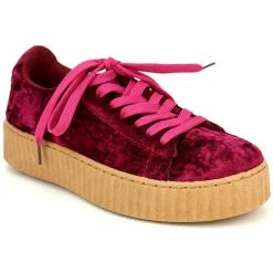 Cendriyon Baskets Bordeaux Chaussures Femme for Baskets mode Couleur Bordeaux -Cendriyon Soldes Boutique 5625353 500 C