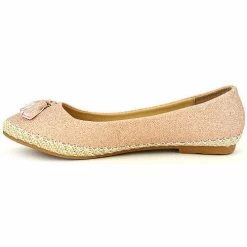 Cendriyon Ballerines Rose Chaussures Femme for Ballerines / Babies Couleur Rose