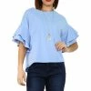 Cendriyon Tops Bleu Vêtements Femme for Tops / Blouses Couleur Bleu 1 Cendriyon Tops Bleu Vêtements Femme for Tops / Blouses Couleur Bleu -Cendriyon Soldes Boutique 5766692 500 A