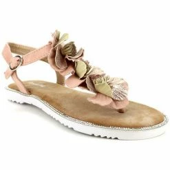 Cendriyon Tongs Rose Chaussures Femme for Tongs Couleur Rose -Cendriyon Soldes Boutique 5818412 500 B