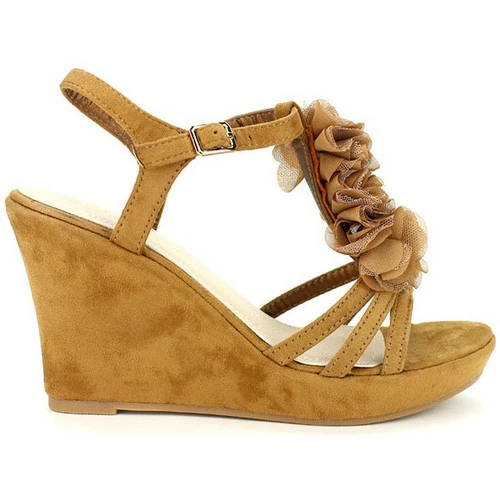 Cendriyon Compensées Marron Chaussures Femme for Espadrilles Couleur Marron 3 Cendriyon Compensées Marron Chaussures Femme for Espadrilles Couleur Marron