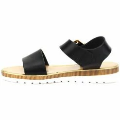 Cendriyon Sandales Noir Chaussures Femme for Sandales et Nu-pieds Couleur Noir -Cendriyon Soldes Boutique 5821443 500 B