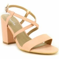 Cendriyon Sandales Rose Chaussures Femme for Sandales et Nu-pieds Couleur Rose -Cendriyon Soldes Boutique 5835772 500 B
