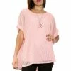 Cendriyon Tops Rose Vêtements Femme for Tops / Blouses Couleur Rose -Cendriyon Soldes Boutique 5845686 500 A