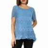 Cendriyon Tops Bleu Vêtements Femme for Tops / Blouses Couleur Bleu -Cendriyon Soldes Boutique 5851809 500 A