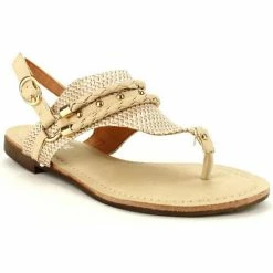 Cendriyon Tongs Beige Chaussures Femme for Tongs Couleur Beige