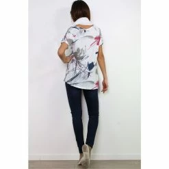 Cendriyon Tops Blanc Vêtements Femme for Tops / Blouses Couleur Blanc -Cendriyon Soldes Boutique 5918265 500 B