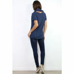 Cendriyon Tops Bleu Vêtements Femme for Tops / Blouses Couleur Bleu -Cendriyon Soldes Boutique 5918268 500 B