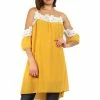 Cendriyon Tuniques Jaune Vêtements Femme for Tops / Blouses Couleur Jaune -Cendriyon Soldes Boutique 5990837 500 A