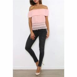 Cendriyon Tops Rose Vêtements Femme for Tops / Blouses Couleur Rose -Cendriyon Soldes Boutique 6240975 500 B