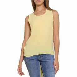 Cendriyon Tops Jaune Vêtements Femme for Tops / Blouses Couleur Jaune