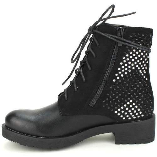 Cendriyon Bottines Noir Chaussures Femme for Bottines / Boots Couleur Noir 5 Cendriyon Bottines Noir Chaussures Femme for Bottines / Boots Couleur Noir – Image 3