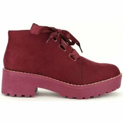 Cendriyon Bottines Bordeaux Chaussures Femme for Bottines / Boots Couleur Bordeaux