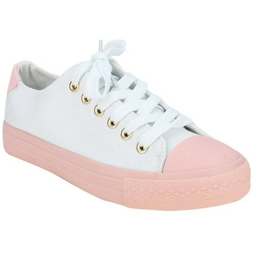 Cendriyon Baskets Rose Chaussures Femme for Baskets mode Couleur Rose 4 Cendriyon Baskets Rose Chaussures Femme for Baskets mode Couleur Rose – Image 2