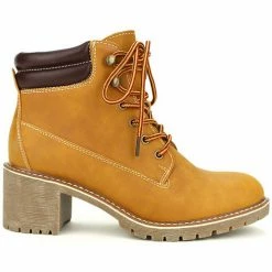 Cendriyon Bottines Caramel Chaussures Femme for Bottines / Boots Couleur Caramel
