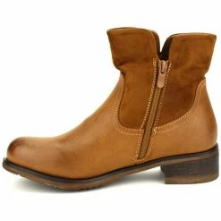 Cendriyon Bottines Marron Chaussures Femme for Bottines / Boots Couleur Marron -Cendriyon Soldes Boutique 6471995 500 C