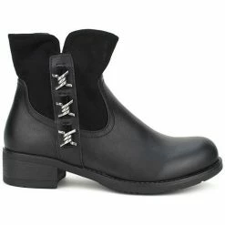 Cendriyon Bottines Noir Chaussures Femme for Bottines / Boots Couleur Noir