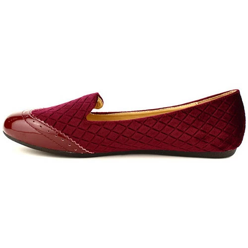 Cendriyon Ballerines Bordeaux Chaussures Femme for Ballerines / Babies Couleur Bordeaux 5 Cendriyon Ballerines Bordeaux Chaussures Femme for Ballerines / Babies Couleur Bordeaux – Image 3