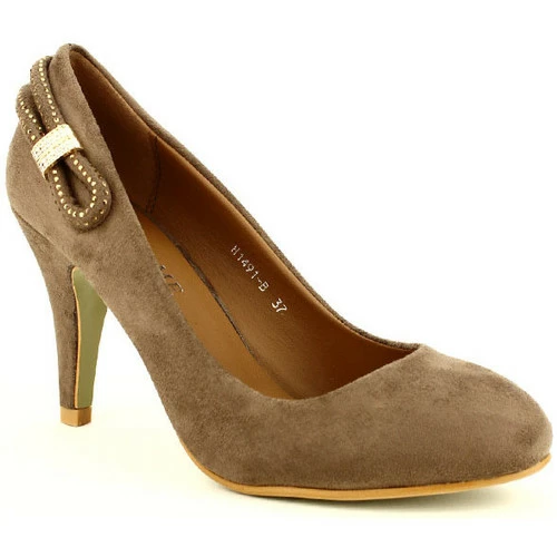 Cendriyon Escarpins Taupe Chaussures Femme for Escarpins Couleur Taupe 4 Cendriyon Escarpins Taupe Chaussures Femme for Escarpins Couleur Taupe – Image 2