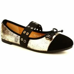 Cendriyon Ballerines Doré Chaussures Femme for Ballerines / Babies Couleur Doré -Cendriyon Soldes Boutique 6616297 500 B