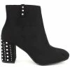 Cendriyon Bottines Noir Chaussures Femme for Bottines / Boots Couleur Noir -Cendriyon Soldes Boutique 6669884 500 A