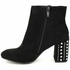 Cendriyon Bottines Noir Chaussures Femme for Bottines / Boots Couleur Noir -Cendriyon Soldes Boutique 6669884 500 C