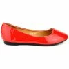 Cendriyon Ballerines Rouge Chaussures Femme for Ballerines / Babies Couleur Rouge