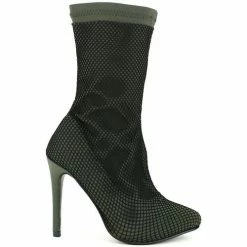 Cendriyon Bottes Kaki Chaussures Femme for Bottes Couleur Kaki