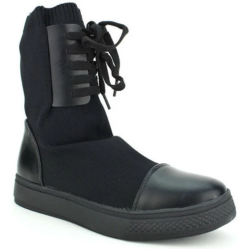 Cendriyon Bottines Noir Chaussures Femme for Bottines / Boots Couleur Noir 4 Cendriyon Bottines Noir Chaussures Femme for Bottines / Boots Couleur Noir – Image 2