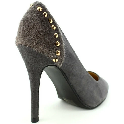 Cendriyon Escarpins Gris Chaussures Femme for Escarpins Couleur Gris 4 Cendriyon Escarpins Gris Chaussures Femme for Escarpins Couleur Gris – Image 2