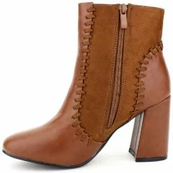 Cendriyon Bottines Caramel Chaussures Femme for Bottines / Boots Couleur Caramel -Cendriyon Soldes Boutique 6698555 500 C