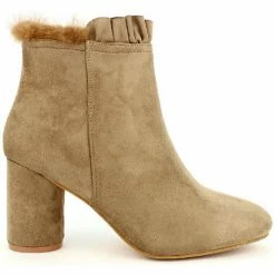 Cendriyon Bottines Taupe Chaussures Femme for Bottines / Boots Couleur Taupe