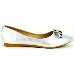 Cendriyon Ballerines Argenté Chaussures Femme for Ballerines / Babies Couleur Argenté