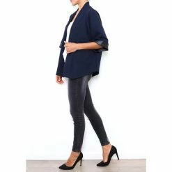 Cendriyon Manteaux Bleu Vêtements Femme for Manteaux Couleur Bleu -Cendriyon Soldes Boutique 6702439 500 C