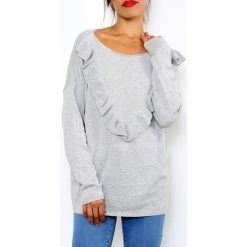 Cendriyon Soldes Boutique 9 Cendriyon Tops Gris Vêtements Femme for Tops / Blouses Couleur Gris