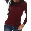 Cendriyon Tops Bordeaux Vêtements Femme for Tops / Blouses Couleur Bordeaux 2 Cendriyon Tops Bordeaux Vêtements Femme for Tops / Blouses Couleur Bordeaux -Cendriyon Soldes Boutique 6716370 500 A