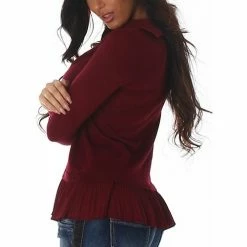 Cendriyon Tops Bordeaux Vêtements Femme for Tops / Blouses Couleur Bordeaux -Cendriyon Soldes Boutique 6716370 500 B