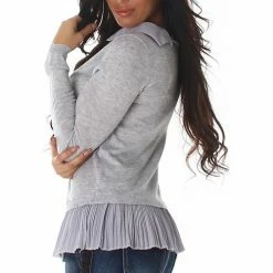 Cendriyon Tops Gris Vêtements Femme for Tops / Blouses Couleur Gris -Cendriyon Soldes Boutique 6716371 500 C