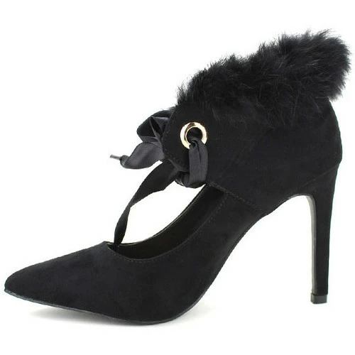 Cendriyon Escarpins Noir Chaussures Femme for Escarpins Couleur Noir 5 Cendriyon Escarpins Noir Chaussures Femme for Escarpins Couleur Noir – Image 3