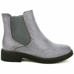 Cendriyon Bottines Gris Chaussures Femme for Bottines / Boots Couleur Gris