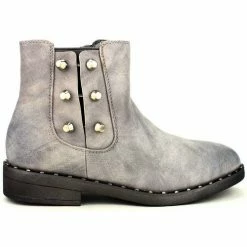 Cendriyon Bottines Gris Chaussures Femme for Bottines / Boots Couleur Gris