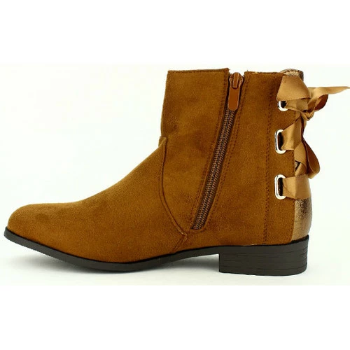 Cendriyon Bottines Caramel Chaussures Femme for Bottines / Boots Couleur Caramel 4 Cendriyon Bottines Caramel Chaussures Femme for Bottines / Boots Couleur Caramel – Image 2