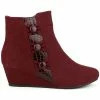 Cendriyon Bottines Bordeaux Chaussures Femme for Bottines / Boots Couleur Bordeaux -Cendriyon Soldes Boutique 7041100 500 A