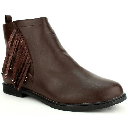 Cendriyon Bottines Marron Chaussures Femme for Bottines / Boots Couleur Marron 4 Cendriyon Bottines Marron Chaussures Femme for Bottines / Boots Couleur Marron – Image 2