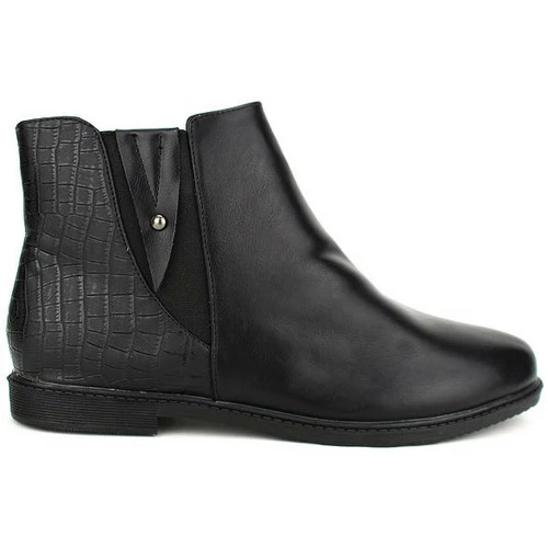 Cendriyon Bottines Noir Chaussures Femme for Bottines / Boots Couleur Noir 3 Cendriyon Bottines Noir Chaussures Femme for Bottines / Boots Couleur Noir