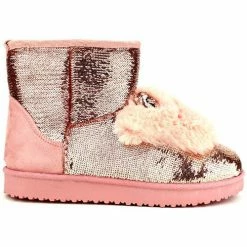 Cendriyon Bottines Rose Chaussures Femme for Bottines / Boots Couleur Rose