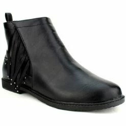 Cendriyon Bottines Noir Chaussures Femme for Bottines / Boots Couleur Noir -Cendriyon Soldes Boutique 7070442 500 C