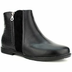 Cendriyon Bottines Noir Chaussures Femme for Bottines / Boots Couleur Noir -Cendriyon Soldes Boutique 7070443 500 C